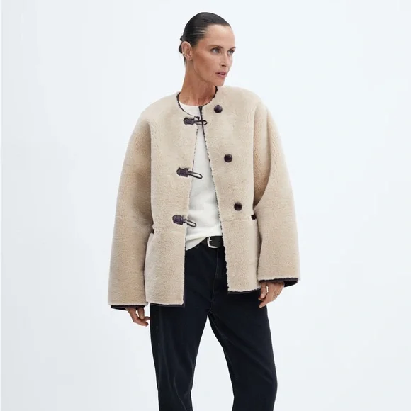 Mango Tan Teddy Jacket - Picture 5 of 11